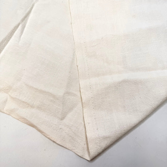 Clamshell Clutch - Cotton Woven - White - 0.95M Bundle - True Deadstock fabric Fabric by private - Sustainable Textile | FABCYCLE