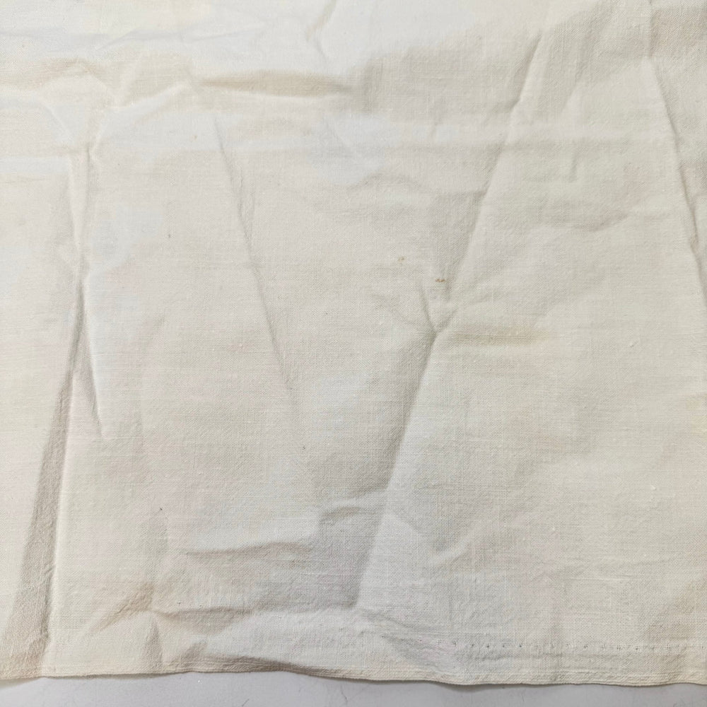 Clamshell Clutch - Cotton Woven - White - 0.95M Bundle - True Deadstock fabric Fabric by private - Sustainable Textile | FABCYCLE