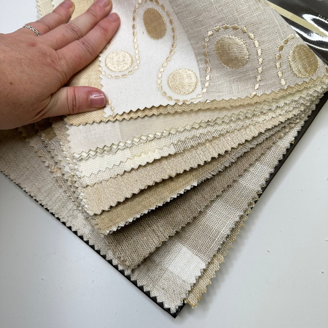 Clean Desert - Home Décor Sample Books - Lg Rectangle - True Deadstock fabric Fabric by private - Sustainable Textile | FABCYCLE