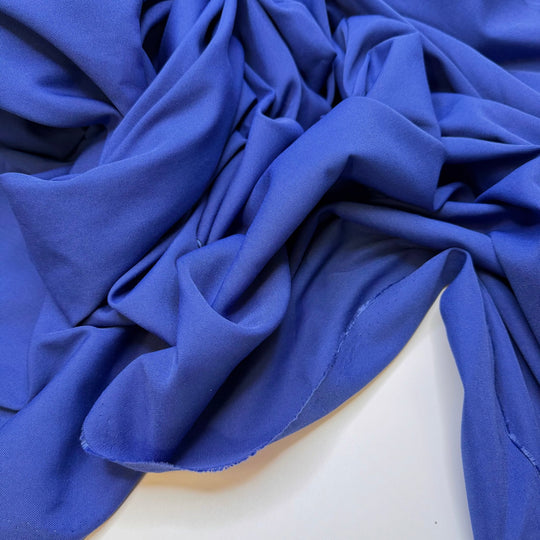 Cleaning Once In A Blue Moon - Canvas Poly Woven - Dark Blue - 1.3M Bundle - True Deadstock fabric Fabric by private - Sustainable Textile | FABCYCLE