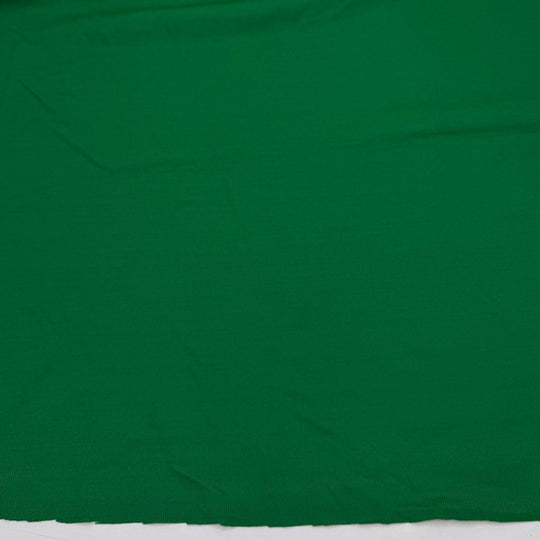 Cleaning The Pool - Rib Knit Polyester Blend Knit - Green - 1M Bundle - True Deadstock fabric Fabric by private - Sustainable Textile | FABCYCLE