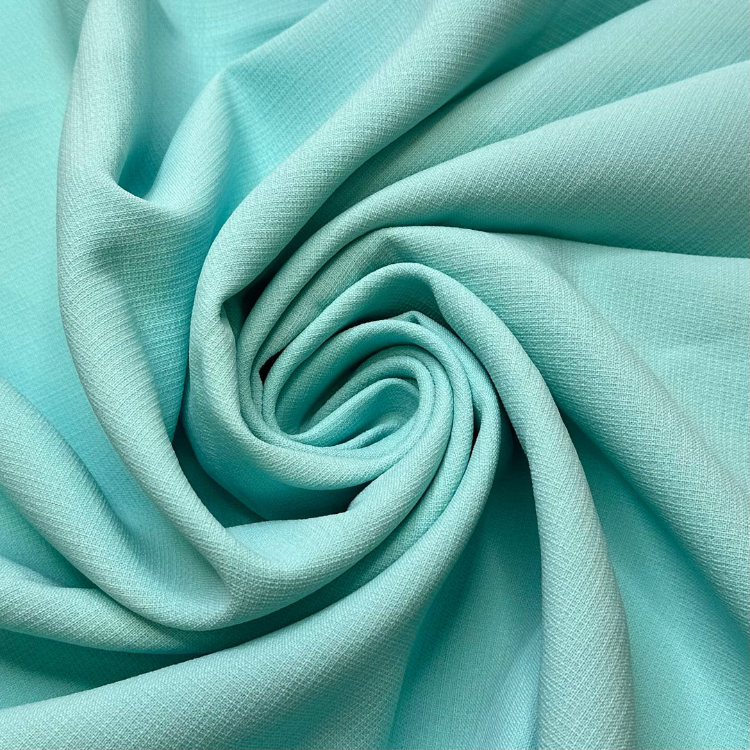 Clear The Air - Polyester Blend Woven - Light Blue - 0.8M Bundle - True Deadstock fabric Fabric by private - Sustainable Textile | FABCYCLE