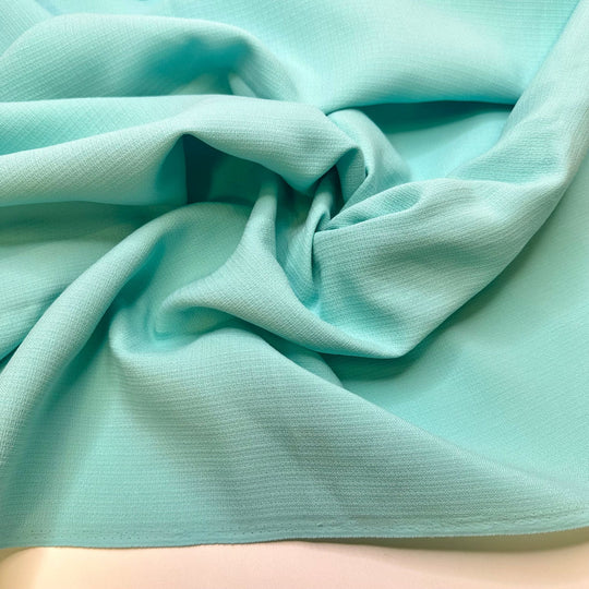 Clear The Air - Polyester Blend Woven - Light Blue - 0.8M Bundle - True Deadstock fabric Fabric by private - Sustainable Textile | FABCYCLE