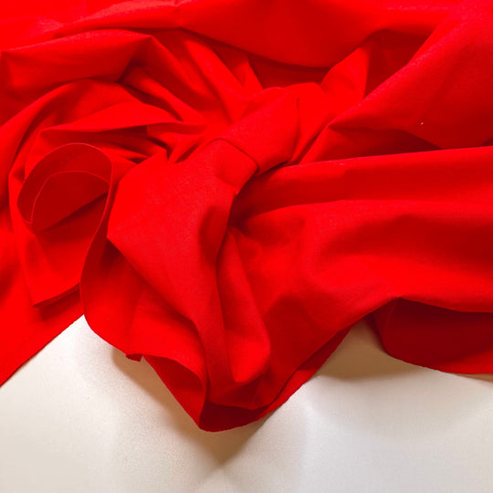 Clifford - Cotton Woven - Red - 1.4M Bundle - True Deadstock fabric Fabric by private - Sustainable Textile | FABCYCLE