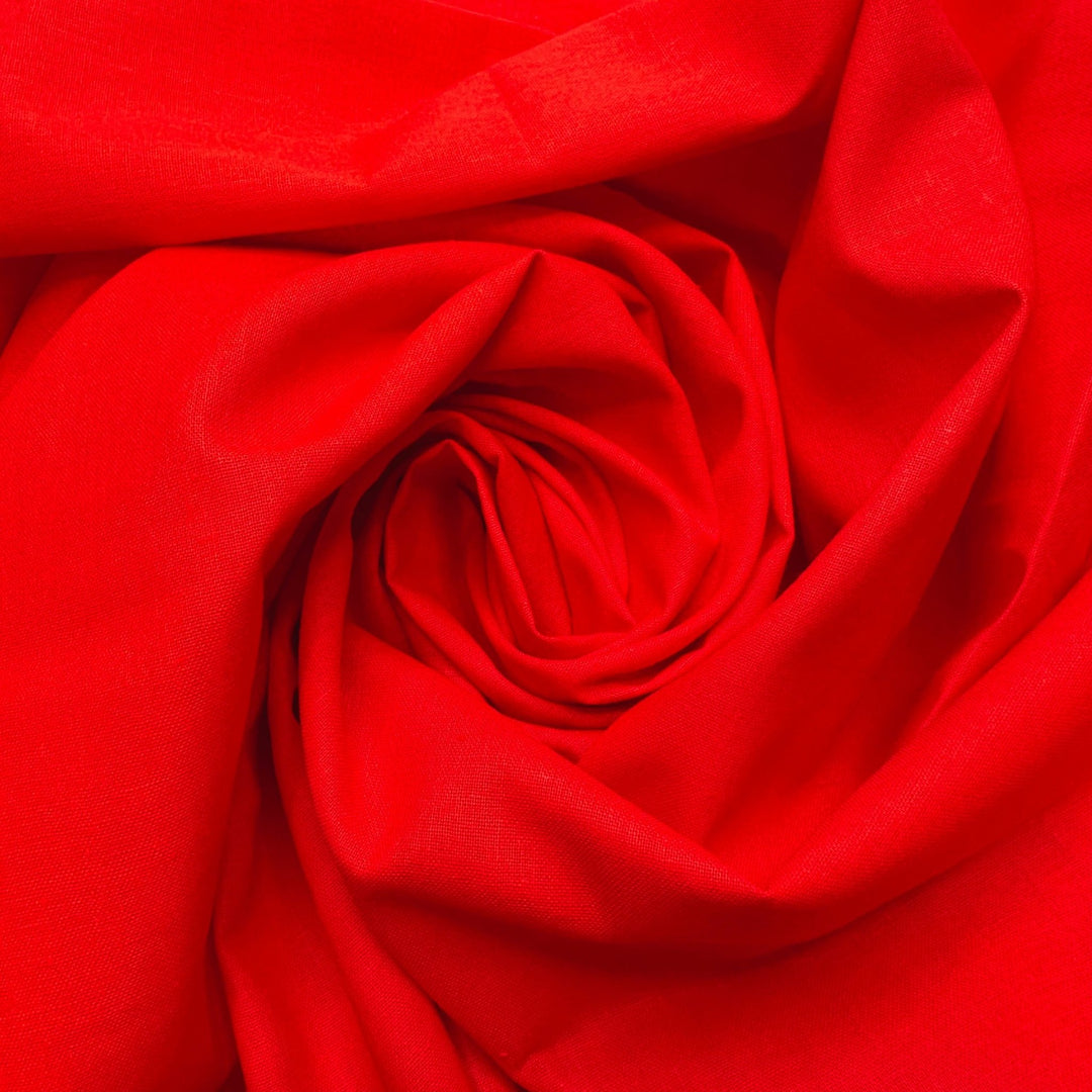 Clifford - Cotton Woven - Red - 1.4M Bundle - True Deadstock fabric Fabric by private - Sustainable Textile | FABCYCLE