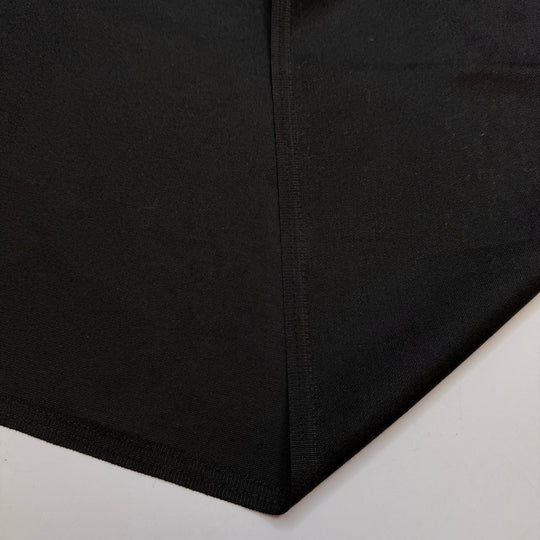 Cloak - Twill Weave Wool Blend Woven - Black - 1M Bundle - True Deadstock fabric Fabric by private - Sustainable Textile | FABCYCLE