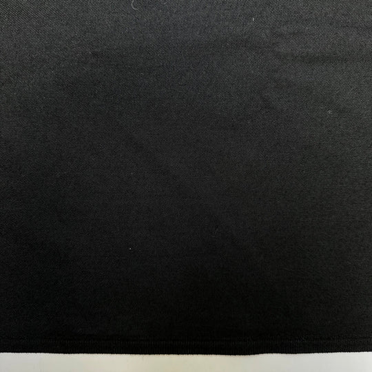 Cloak - Twill Weave Wool Blend Woven - Black - 1M Bundle - True Deadstock fabric Fabric by private - Sustainable Textile | FABCYCLE