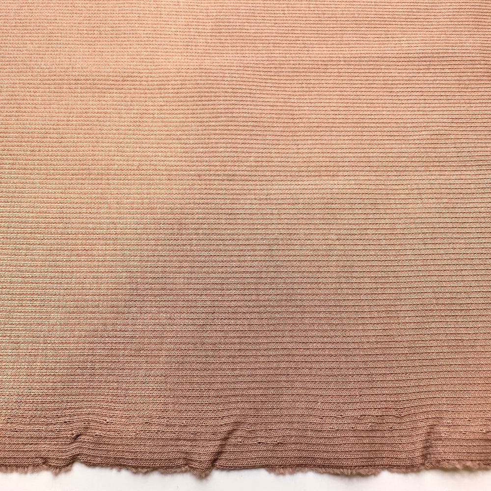 Closing Time - Rib Knit Cotton Knit - Beige - 2.8M Bundle - True Deadstock fabric Fabric by private - Sustainable Textile | FABCYCLE
