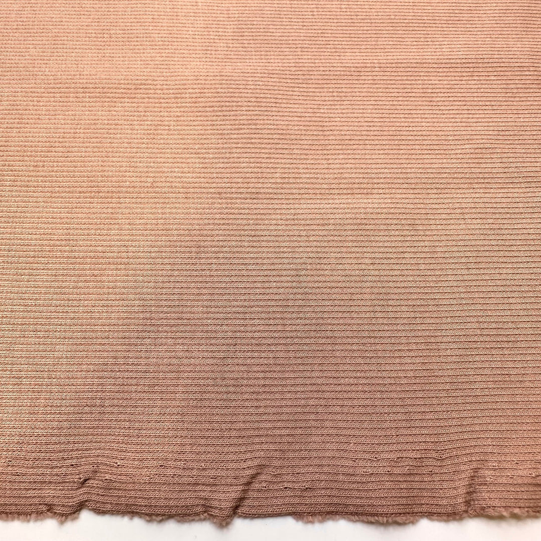 Closing Time - Rib Knit Cotton Knit - Beige - 2.8M Bundle - True Deadstock fabric Fabric by private - Sustainable Textile | FABCYCLE