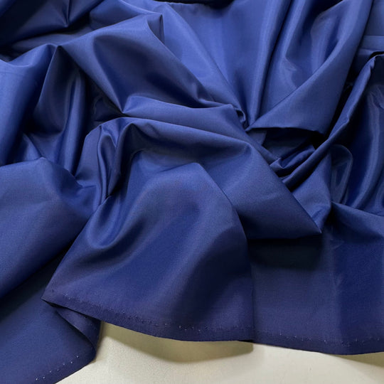 Clothes Worn By Royals - Polyester Blend Woven - Dark Blue - 1.45M Bundle - True Deadstock fabric Fabric by private - Sustainable Textile | FABCYCLE