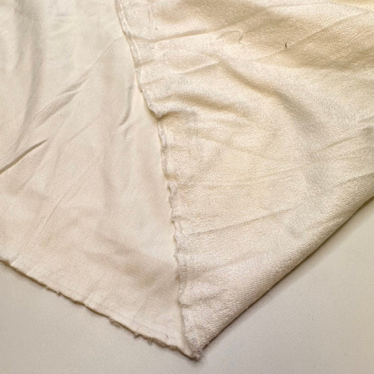 Cloud Cover - French Terry Natural Blend Knit - Light Cream - 1.7M Bundle - True Deadstock fabric Fabric by private - Sustainable Textile | FABCYCLE