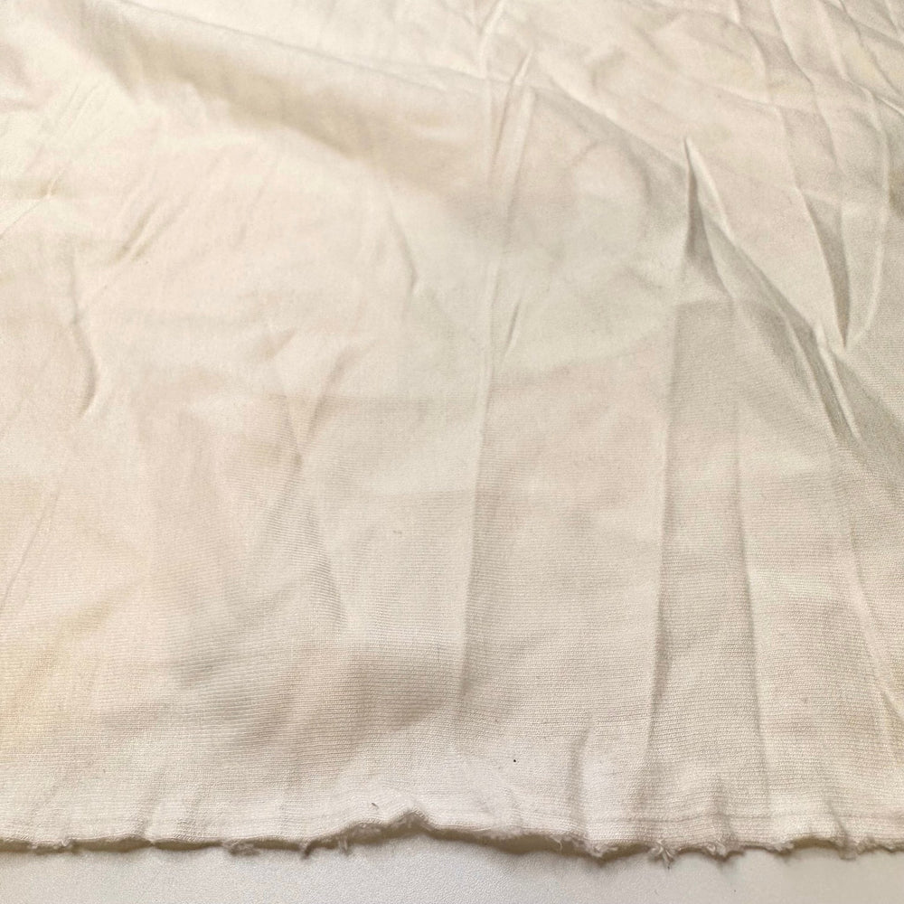 Cloud Cover - French Terry Natural Blend Knit - Light Cream - 1.7M Bundle - True Deadstock fabric Fabric by private - Sustainable Textile | FABCYCLE