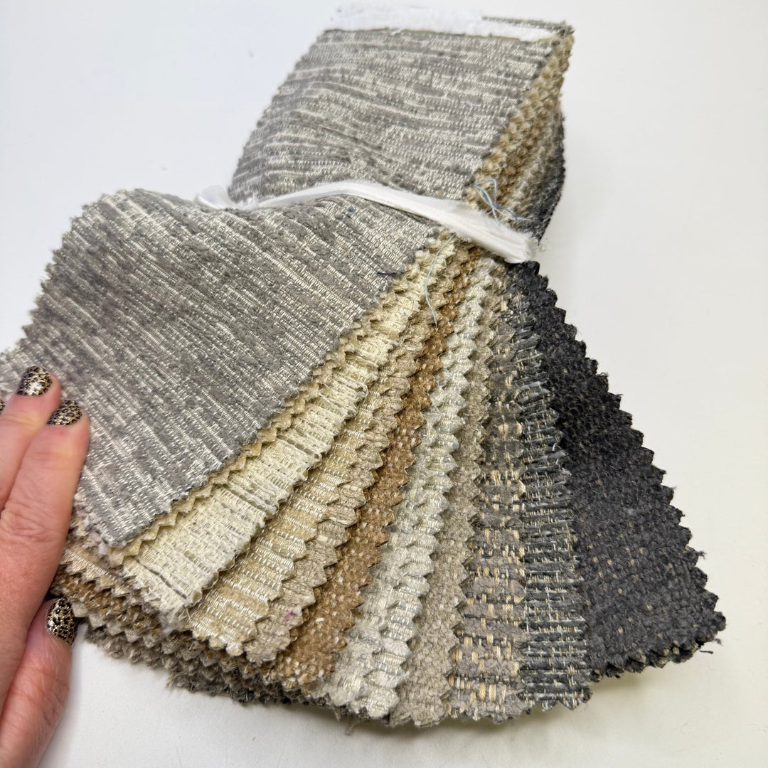 Cloudy Day - Home Décor Sample Books - Small Rectangle - True Deadstock fabric Fabric by private - Sustainable Textile | FABCYCLE
