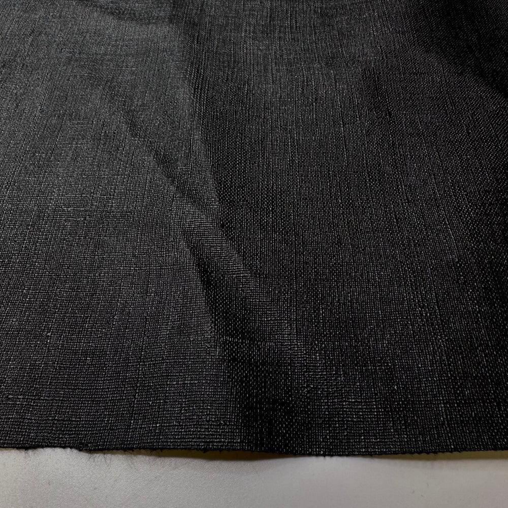 Coal For The Fire - Waterproof Poly/PU Woven - Black - 1.5M Bundle - True Deadstock fabric Fabric by private - Sustainable Textile | FABCYCLE