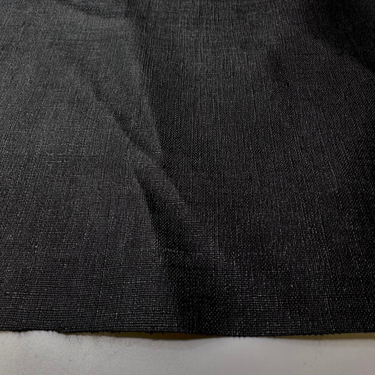 Coal For The Fire - Waterproof Poly/PU Woven - Black - 1.5M Bundle - True Deadstock fabric Fabric by private - Sustainable Textile | FABCYCLE