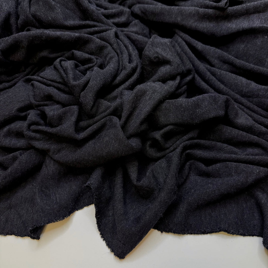 Coal Surpassed By Renewables - Jersey Cotton Blend Knit - Dark Grey - 2.8M Bundle - True Deadstock fabric Fabric by private - Sustainable Textile | FABCYCLE