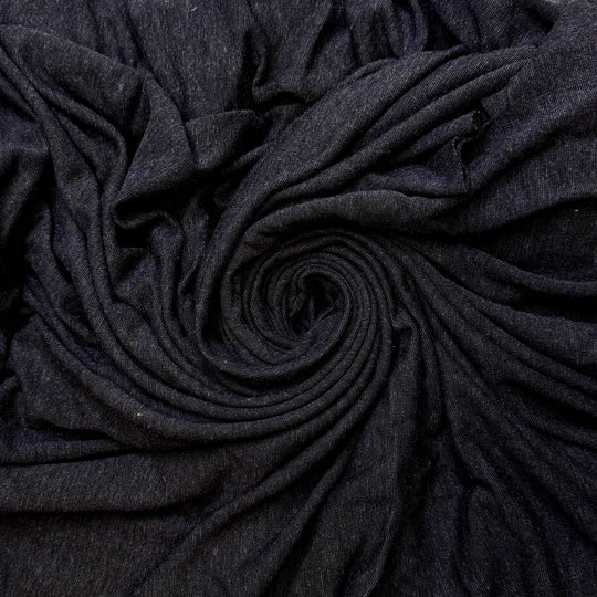 Coal Surpassed By Renewables - Jersey Cotton Blend Knit - Dark Grey - 2.8M Bundle - True Deadstock fabric Fabric by private - Sustainable Textile | FABCYCLE