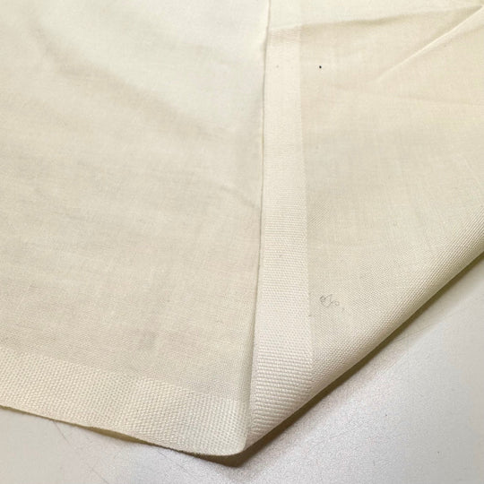 Coconut Cake - Poly/Cotton Woven - Cream - 1.6M Bundle - True Deadstock fabric Fabric by private - Sustainable Textile | FABCYCLE