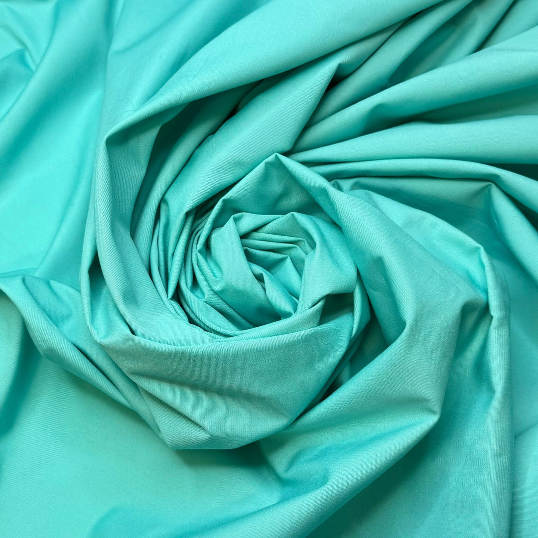 Coin Toss - Poly/Cotton Woven - Light Blue - 2.4M Bundle - True Deadstock fabric Fabric by private - Sustainable Textile | FABCYCLE