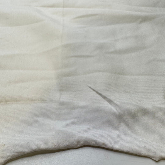 Cold Foam - Jersey Natural Blend Knit - White - 1.7M Bundle - True Deadstock fabric Fabric by private - Sustainable Textile | FABCYCLE