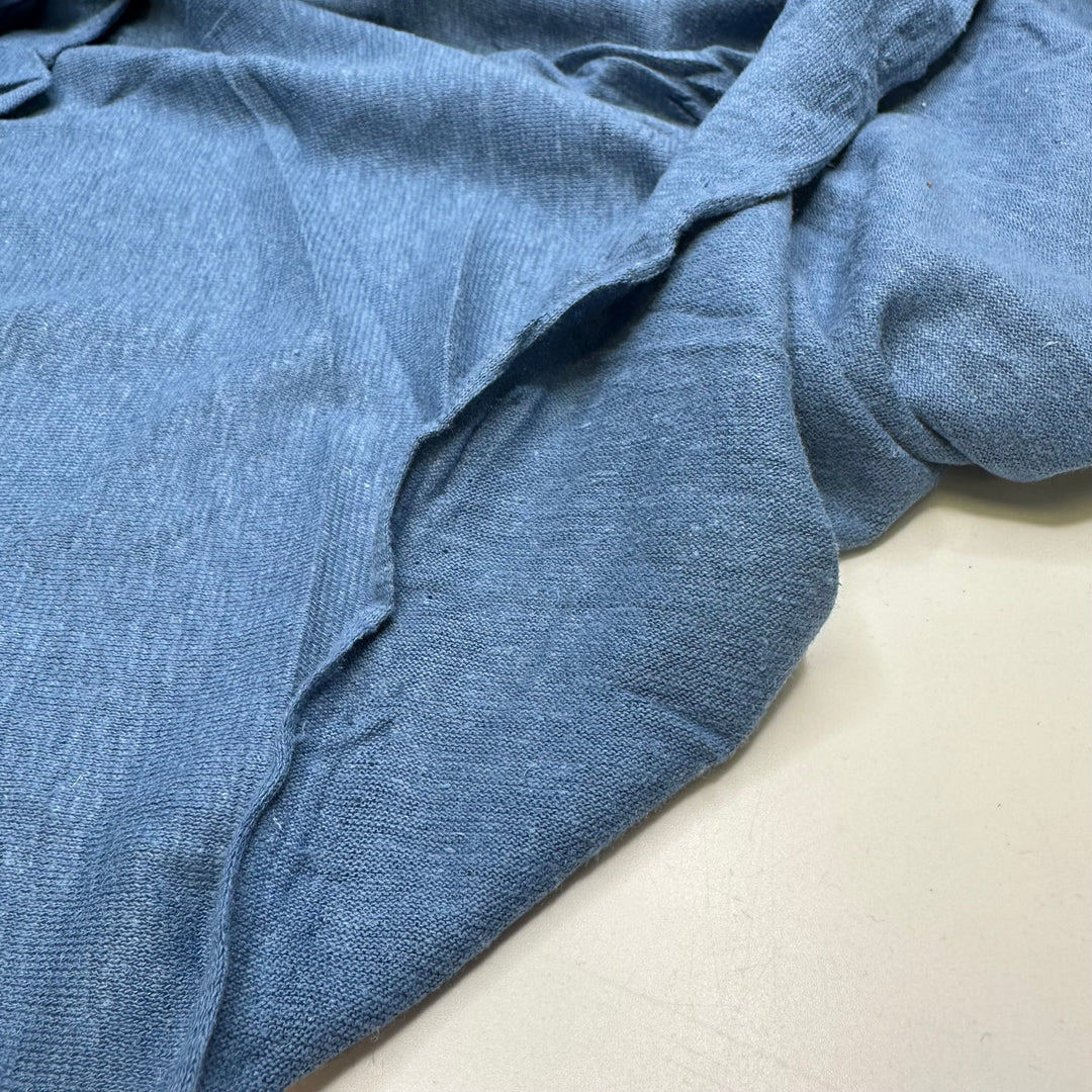 Collect Rain For The Garden - Jersey Linen Blend Knit - Light Blue - 2.25M Bundle - True Deadstock fabric Fabric by private - Sustainable Textile | FABCYCLE