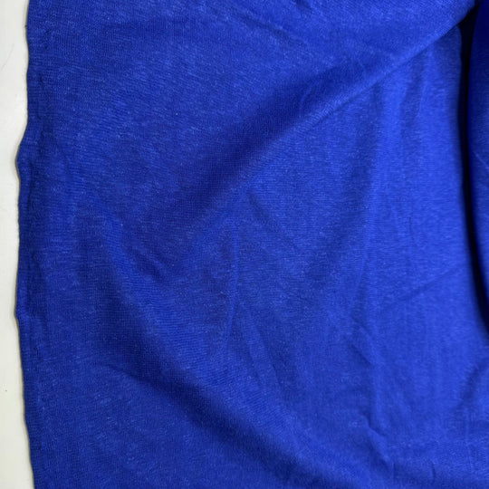 Colour Therapy - Jersey Linen Blend Knit - Cobalt Blue - 2.4M Bundle - True Deadstock fabric Fabric by private - Sustainable Textile | FABCYCLE