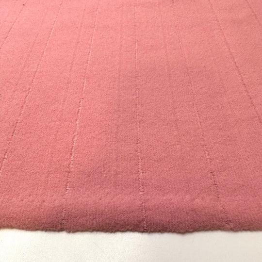 Comfort Food - Fleece Polyester Blend Knit - Pink Stripes - 2.2M Bundle - True Deadstock fabric Fabric by private - Sustainable Textile | FABCYCLE
