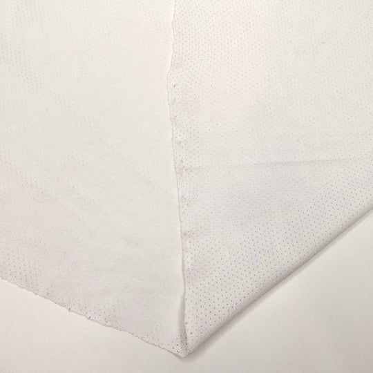 Comfy Fabric Logic - Wicking Finish Sport Mesh Poly Knit - White - 2M Bundle - True Deadstock fabric Fabric by private - Sustainable Textile | FABCYCLE