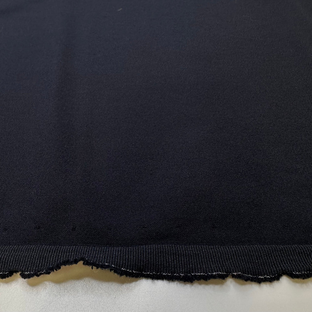 Comfy Suit Pants - Wool Blend Woven - Dark Navy - 1.05M Bundle - True Deadstock fabric Fabric by private - Sustainable Textile | FABCYCLE