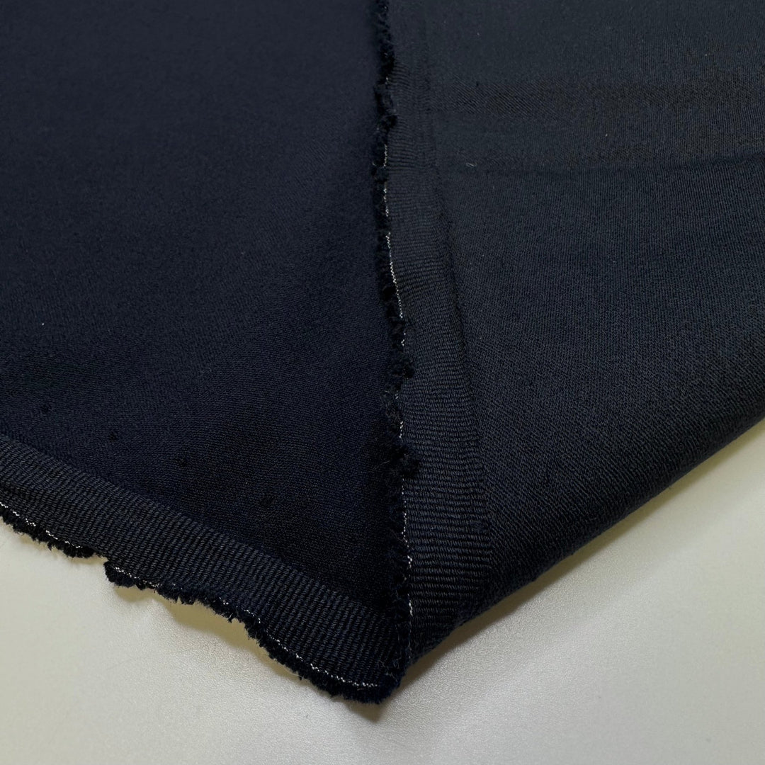 Comfy Suit Pants - Wool Blend Woven - Dark Navy - 1.05M Bundle - True Deadstock fabric Fabric by private - Sustainable Textile | FABCYCLE