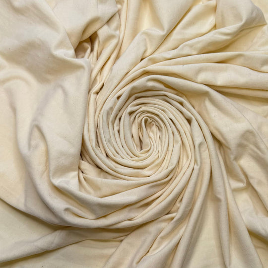 Communication Values - Jersey Bamboo Blend Knit - Light Yellow - 1.9M Bundle - True Deadstock fabric Fabric by private - Sustainable Textile | FABCYCLE