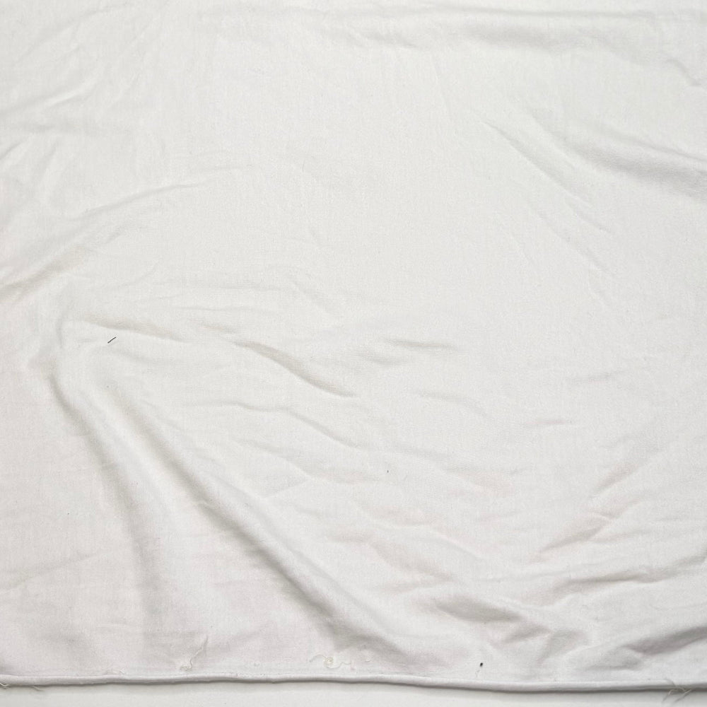 Community Cleanup Crew - Jersey Rayon Blend Knit - White - 1.75M Bundle - True Deadstock fabric Fabric by private - Sustainable Textile | FABCYCLE