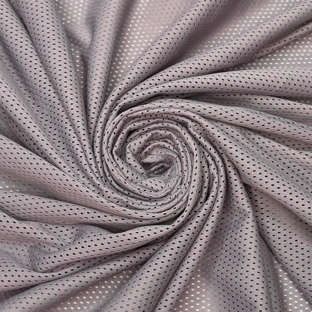 Competitive Knit Sewing - Sport Mesh Polyester Blend Knit - Grey - 1.15M Bundle - True Deadstock fabric Fabric by private - Sustainable Textile | FABCYCLE