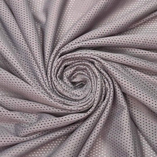 Competitive Knit Sewing - Sport Mesh Polyester Blend Knit - Grey - 1.15M Bundle - True Deadstock fabric Fabric by private - Sustainable Textile | FABCYCLE