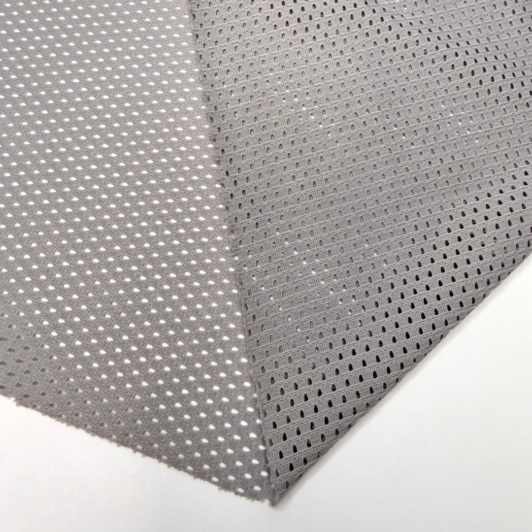 Competitive Knit Sewing - Sport Mesh Polyester Blend Knit - Grey - 1.15M Bundle - True Deadstock fabric Fabric by private - Sustainable Textile | FABCYCLE