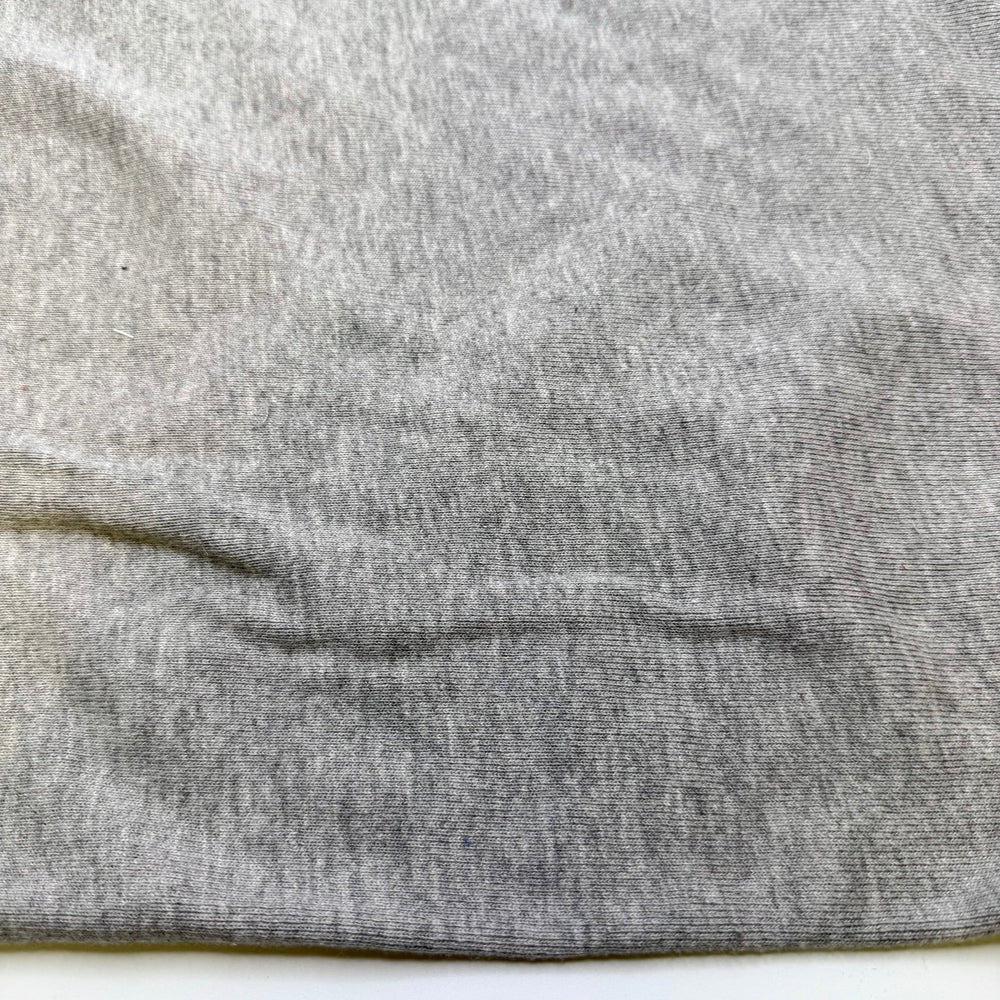 Compostable Plastics Developed - Tubular Rib Knit Cotton Blend Knit - Grey - 1.4M Bundle - True Deadstock fabric Fabric by private - Sustainable Textile | FABCYCLE