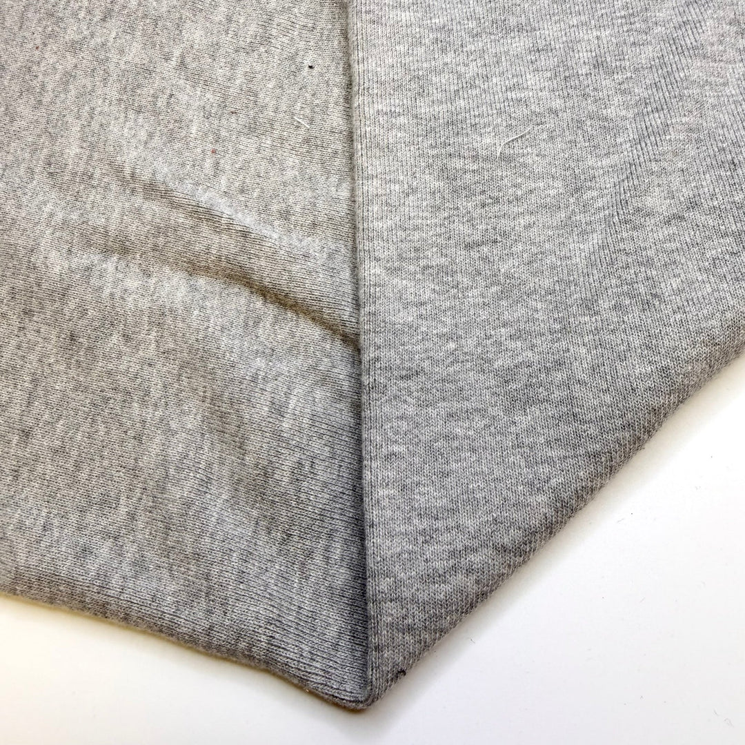 Compostable Plastics Developed - Tubular Rib Knit Cotton Blend Knit - Grey - 1.4M Bundle - True Deadstock fabric Fabric by private - Sustainable Textile | FABCYCLE