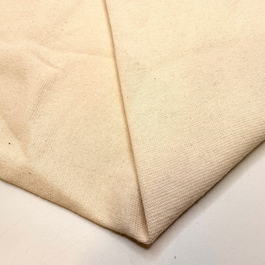 Composting - Tubular Rib Knit Cotton Blend Knit - Dark Cream - 3.8M Bundle - True Deadstock fabric Fabric by private - Sustainable Textile | FABCYCLE