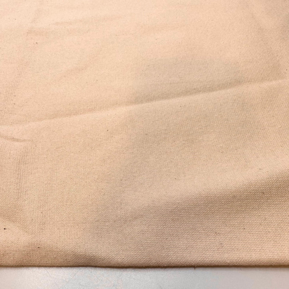 Composting - Tubular Rib Knit Cotton Blend Knit - Dark Cream - 3.8M Bundle - True Deadstock fabric Fabric by private - Sustainable Textile | FABCYCLE