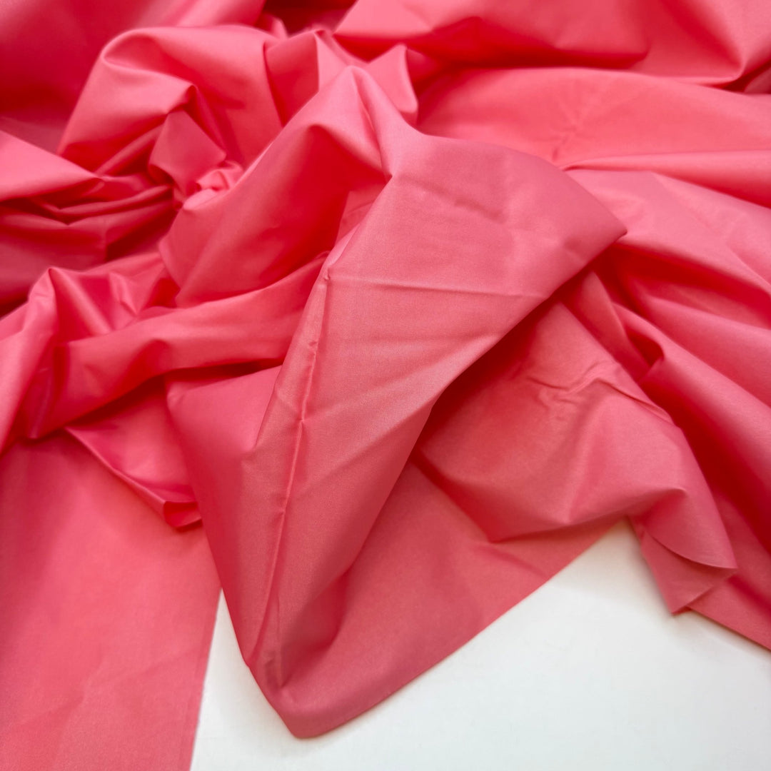 Confetti Cannons - Water Resistant Nylon Blend Woven - Pink - 1.25M Bundle - True Deadstock fabric Fabric by private - Sustainable Textile | FABCYCLE