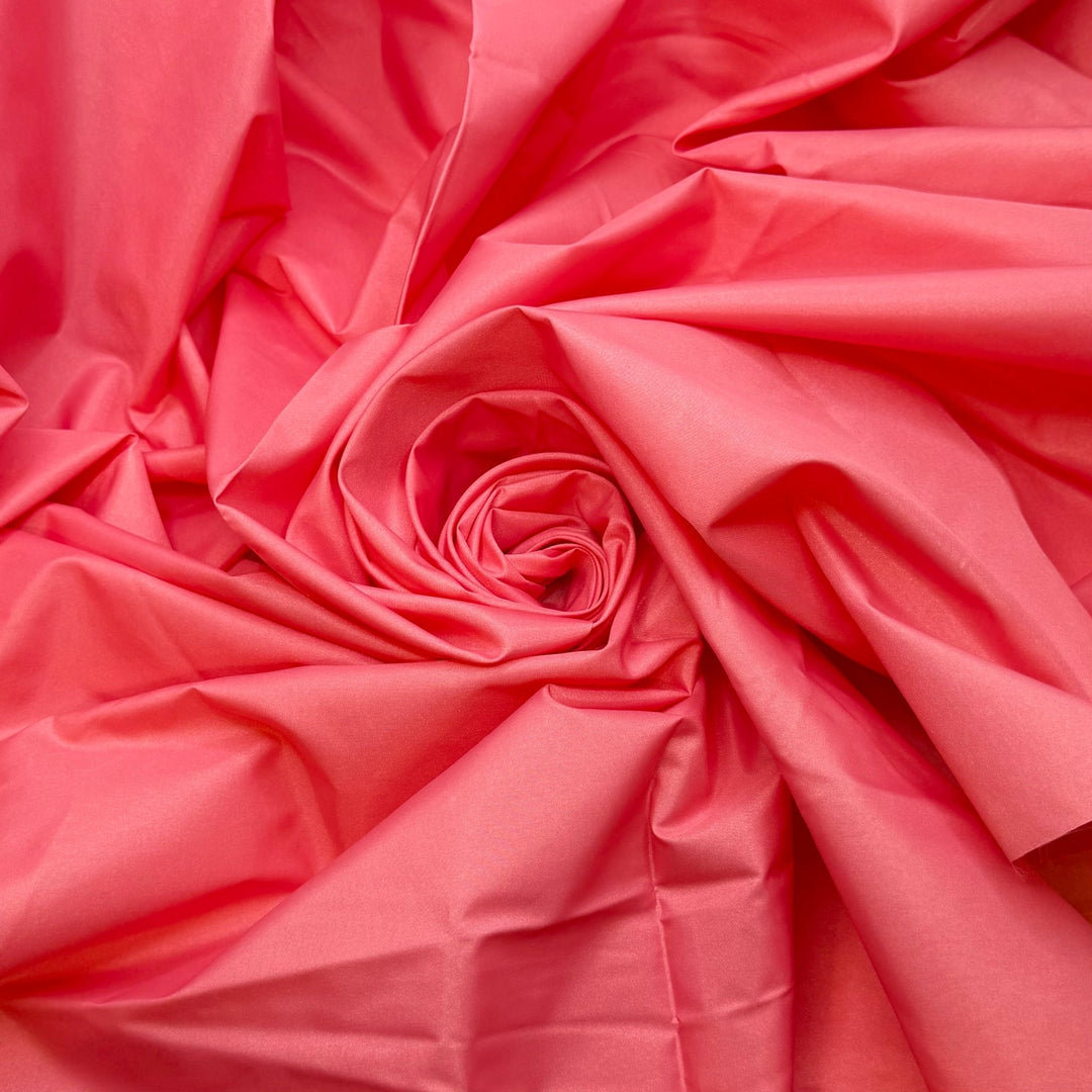 Confetti Cannons - Water Resistant Nylon Blend Woven - Pink - 1.25M Bundle - True Deadstock fabric Fabric by private - Sustainable Textile | FABCYCLE