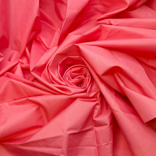 Confetti Cannons - Water Resistant Nylon Blend Woven - Pink - 1.25M Bundle - True Deadstock fabric Fabric by private - Sustainable Textile | FABCYCLE