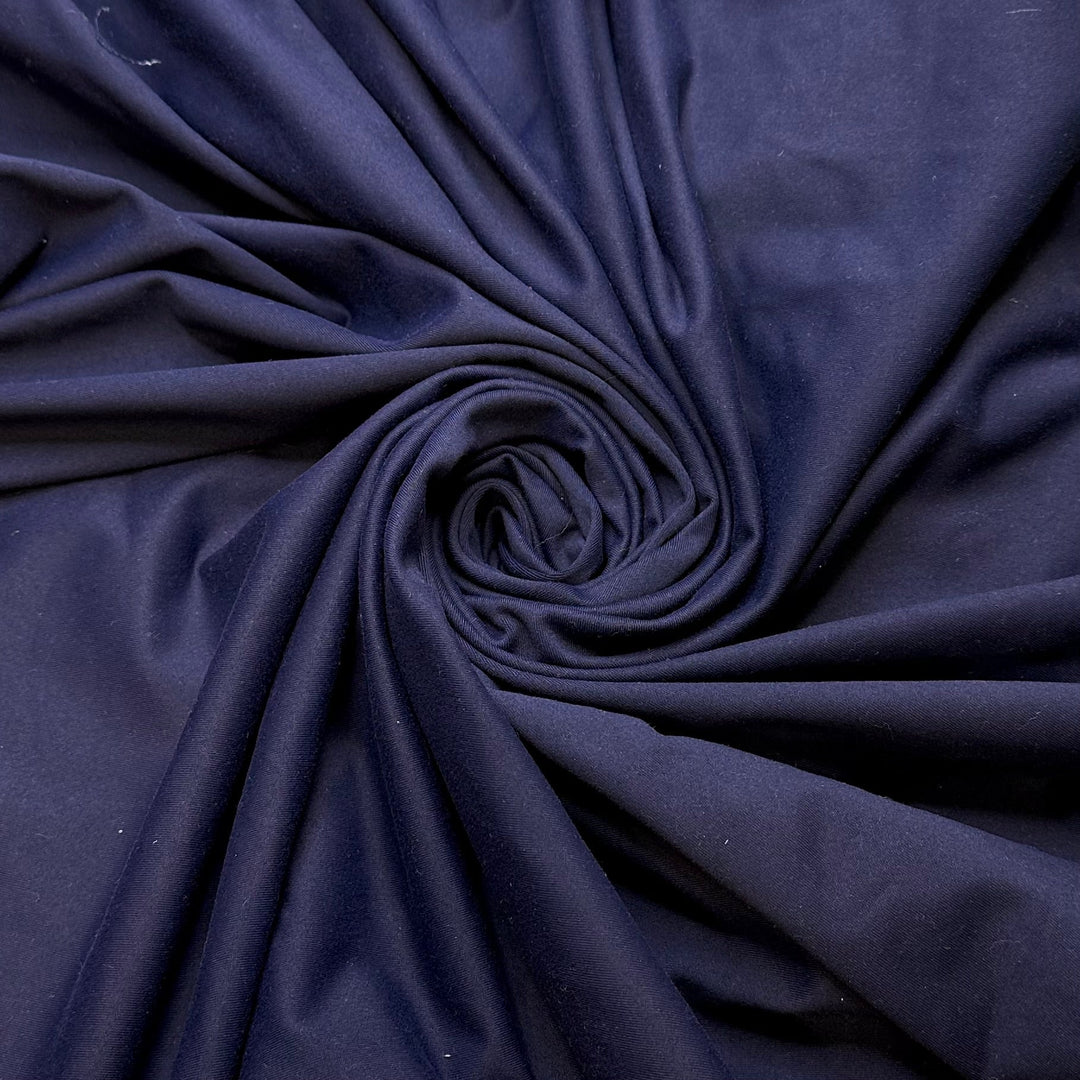 Connecting With Other Designers - Poly/Spandex Knit - Navy - 0.95M Bundle - True Deadstock fabric Fabric by private - Sustainable Textile | FABCYCLE