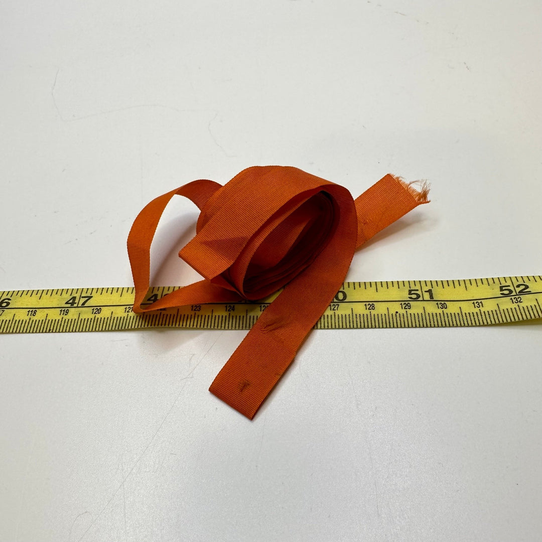 ⅝" Continuous Woven Bias Tape - Orange - 1.5M Bundle - True Deadstock supplies Fabric by private - Sustainable Textile | FABCYCLE