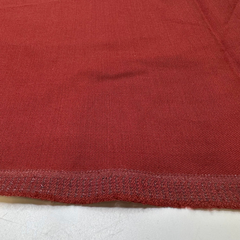 Cooking A Big Dinner - Twill Weave Wool Woven - Rust Orange - Bundles - True Deadstock fabric Fabric by private - Sustainable Textile | FABCYCLE