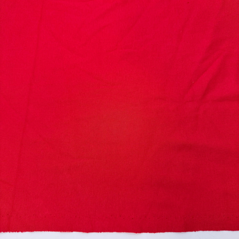 Cooking Over A Campfire - Rib Knit Cotton Blend Knit - Red - 0.95M Bundle - True Deadstock fabric Fabric by private - Sustainable Textile | FABCYCLE