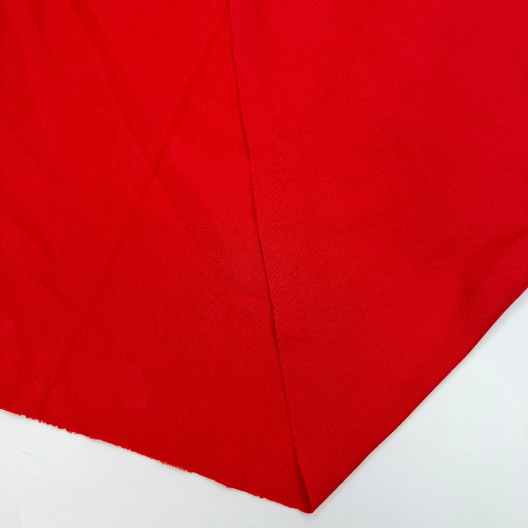 Cooking Over A Campfire - Rib Knit Cotton Blend Knit - Red - 0.95M Bundle - True Deadstock fabric Fabric by private - Sustainable Textile | FABCYCLE