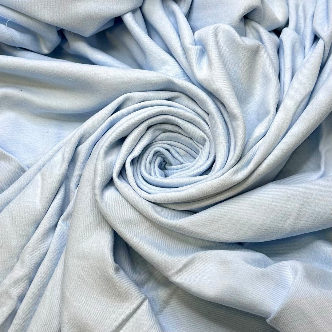 Cool Down - Cotton Blend Knit - Light Blue - 1.4M Bundle - True Deadstock fabric Fabric by private - Sustainable Textile | FABCYCLE