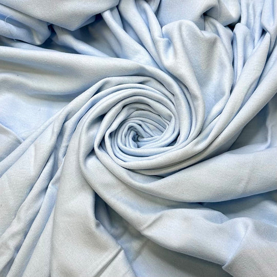 Cool Down - Cotton Blend Knit - Light Blue - 1.4M Bundle - True Deadstock fabric Fabric by private - Sustainable Textile | FABCYCLE