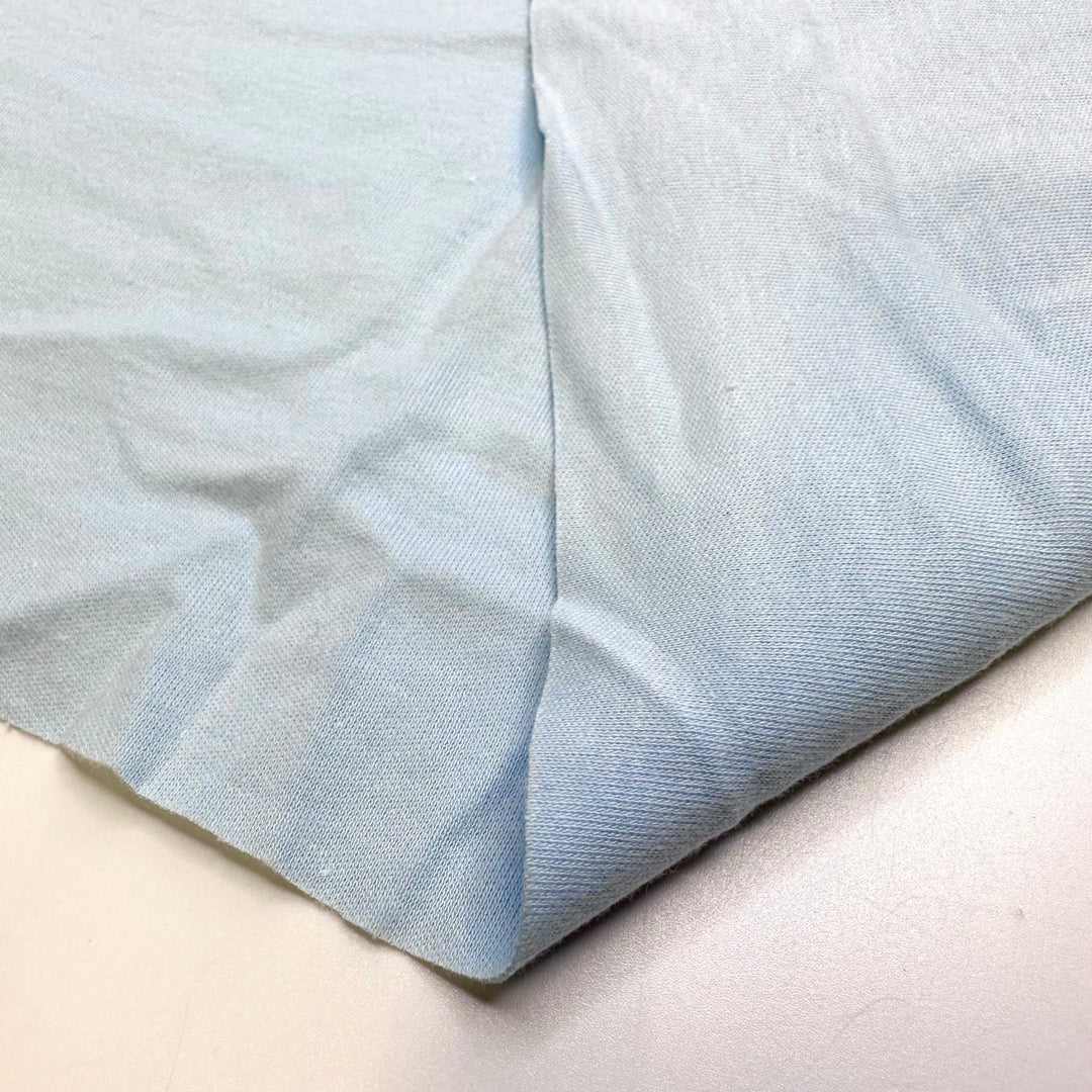 Cool Down - Cotton Blend Knit - Light Blue - 1.4M Bundle - True Deadstock fabric Fabric by private - Sustainable Textile | FABCYCLE